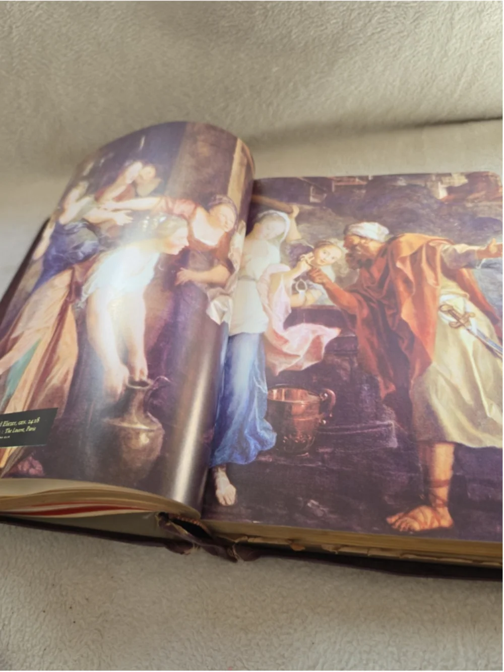 Vintage 1953 Family Rosary Edition Holy Bible - Catholic Press, Rev. O'Connell